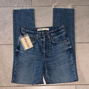 GRLFRND The Karolina High Rise Straight Crop